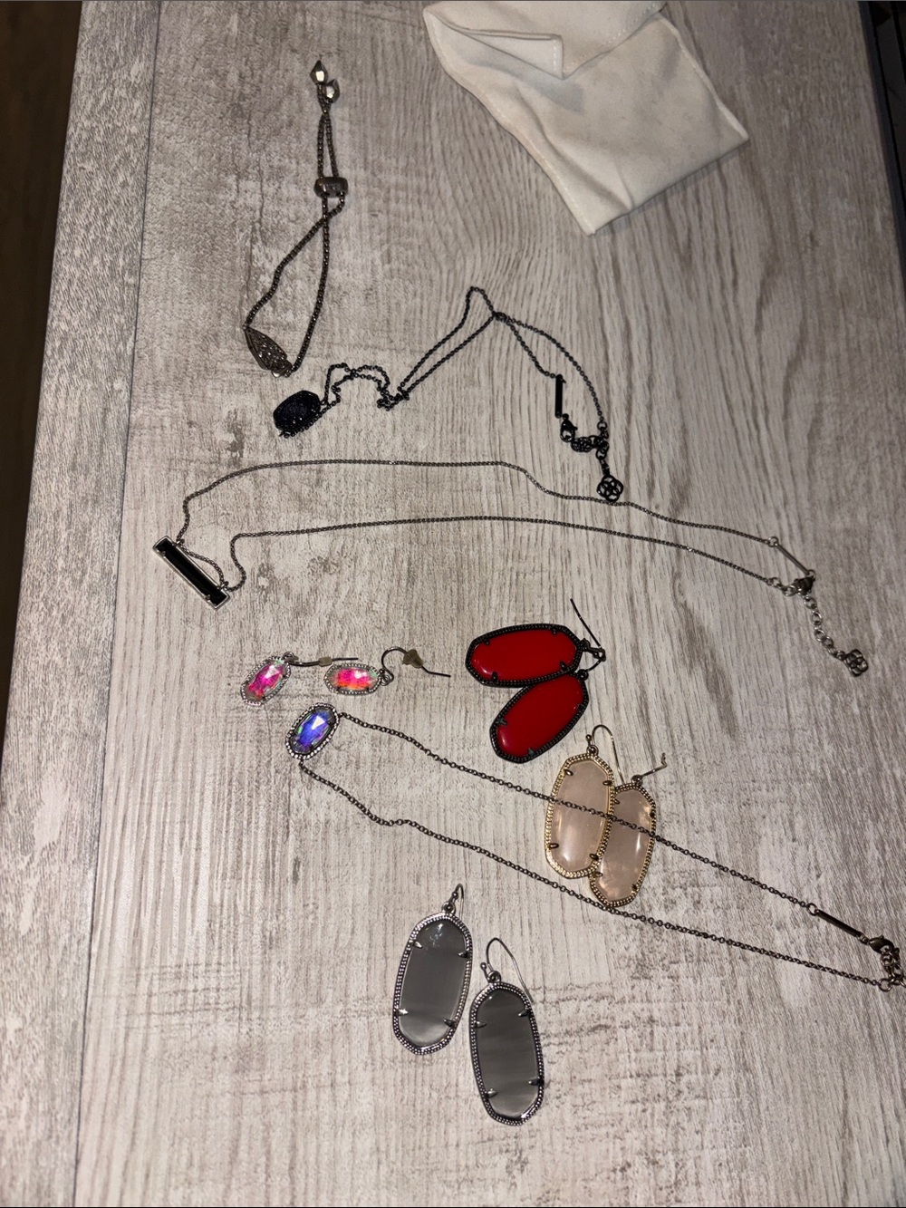 Kendra Scott Bundle Assorted Drop Stone Necklace & Earring Set